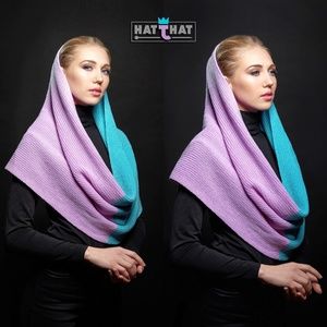 100% Cashmere Infinity Scarf. Multi-way
